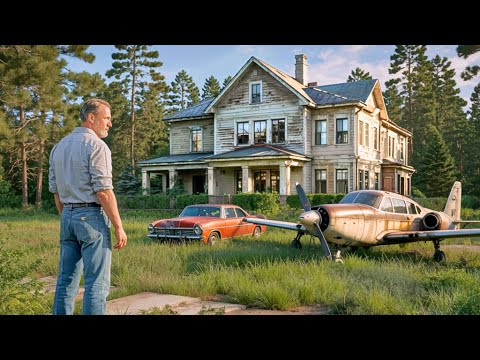 Abandoned by Kids, Single Dad Bought Pilot's Mansion for $10 — What He Found Left Him Frozen