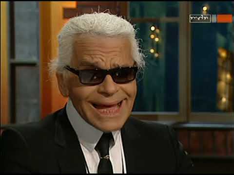LAGERFELD bei BECKMANN Interview 2004 73 Min