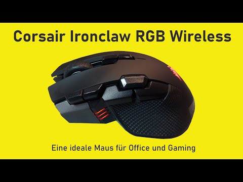 Corsair Ironclaw RGB Wireless – Eine ideale Maus für Office und Gaming
