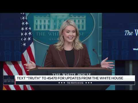 Press Secretary Karoline Leavitt Briefs Members of the Media, Nov. 12, 2025