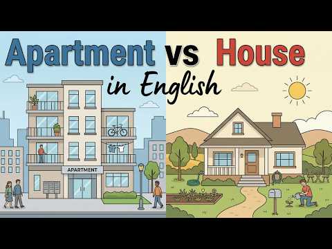 Talking About Apartment vs House in English | Easy English Podcast