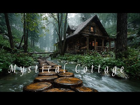 Mystical Forest Cottage – Healing Meditation Music – Peaceful Nature Ambience for Deep Relaxation