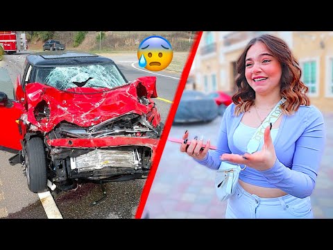 كسرنا سيارتها وفاجأتها بسيارة جديدة 🤯 !!!