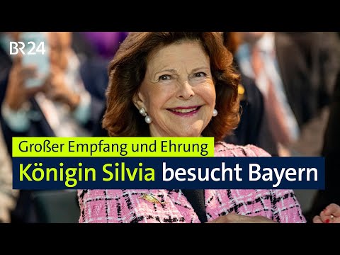 Königin Silvia von Schweden besucht Bayern | BR24live