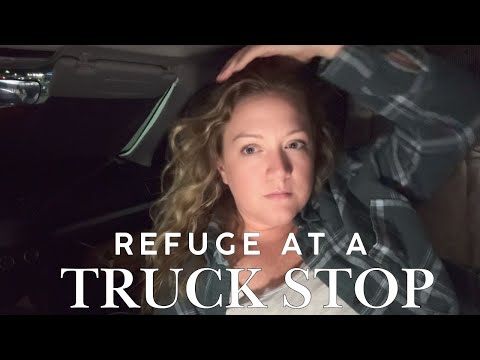 A RAW LOOK at a TRUCK STOP Living in My Car | The ENDLESS ROAD