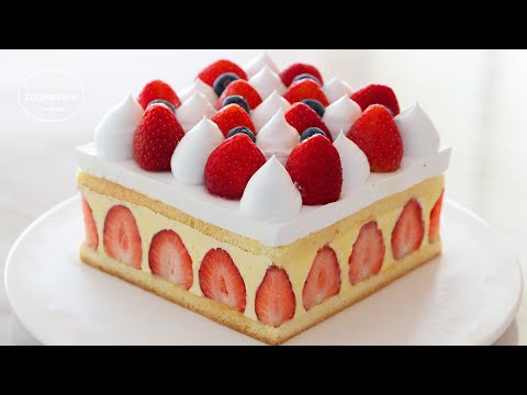 How to make fraisier / French Strawberry Cake