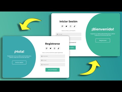 Formulario de Inicio de Sesión y Registro Usando HTML, CSS y JS