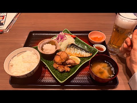 A Japanese Salaryman’s Day Off Lunch at a Teishoku Restaurant