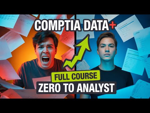 I'll Teach You CompTIA Data+ FAST (Full Course 2025) | $95K+ Data Analytics Career Starts HERE