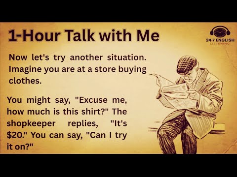 1-Hour Talk with Me || Graded Reader || Improve Your English || English Speaking practice