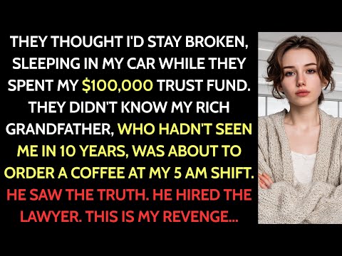 My Rich Grandpa Found Out I Was Living In My Car, Working Two Jobs To Pay For College. My Family...