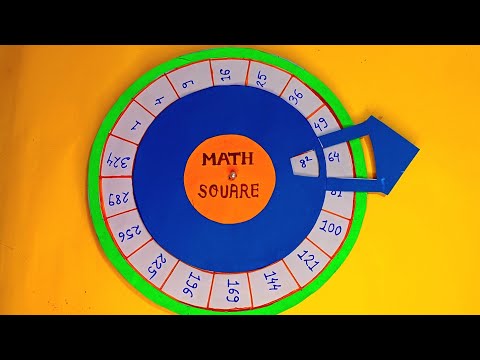 Maths Squares Working Model | Math's Square TLM Project