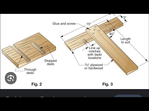 Cut dado’s and rabbets with the hand router . This video will show you how to make a jig to help you