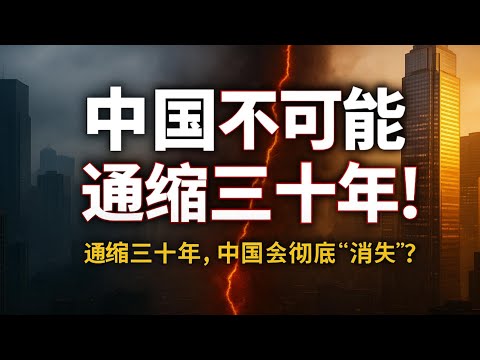 中国不可能通缩三十年！通缩三十年，中国会彻底“消失”？#中国通缩#日本通缩#通缩三十年#中国经济危机