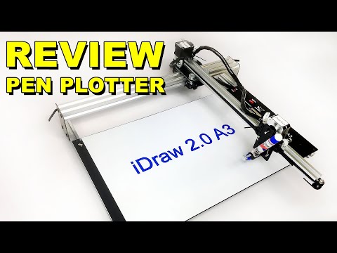 REVIEW - New PEN PLOTTER iDraw 2.0 A3 by UUNA TEK® (XY CNC Drawing Machine)