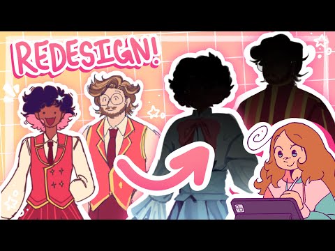 Redesigning some MAGICAL OC's!! ☆ (art + commentary)