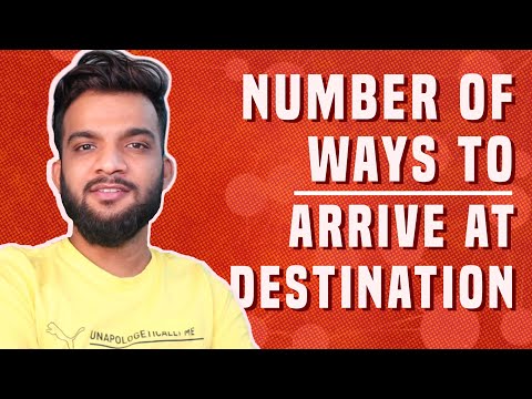 G-40. Number of Ways to Arrive at Destination