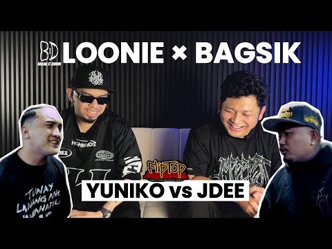 LOONIE × BAGSIK | BREAK IT DOWN: Rap Battle Review E361 | FLIPTOP: YUNIKO vs JDEE