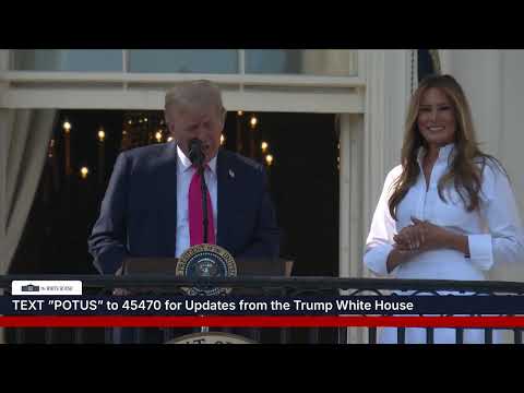 President Trump and the First Lady Participate in the Military Family Picnic, July 04, 2025