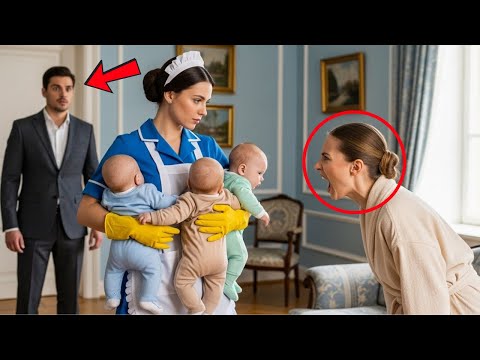 Богатый олигарх спрятался, чтобы проверить девушку с тройняшками… но уборщица раскрыла всё.