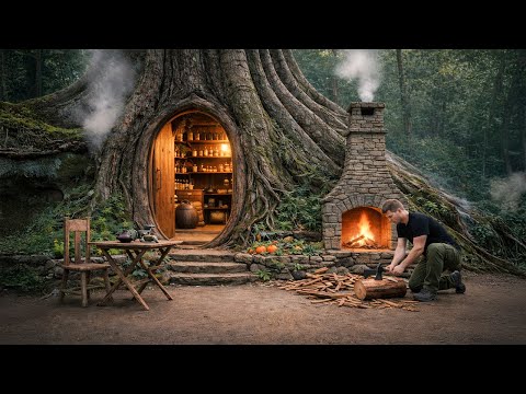 Full Video: 150 Days of Survival, Building a Shelter, Catching and Cooking Food in the Wild