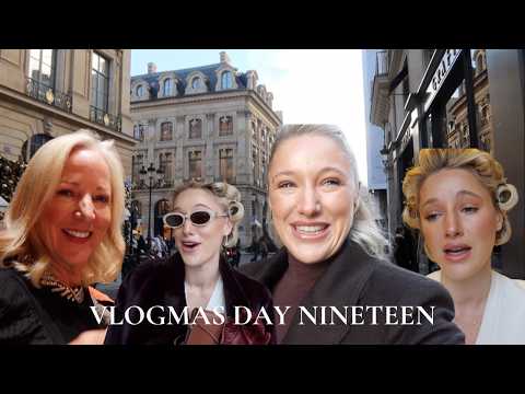 LUXURY SHOPPING IN PARIS | EXPLAINING WHAT HAPPENED! WHAT WE DID, ATE & WORE IN PARIS Vlogmas Day 19
