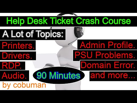 Help Desk Ticket Crash Course