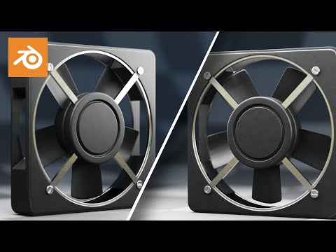 Blender Tutorial: Model A Computer Fan