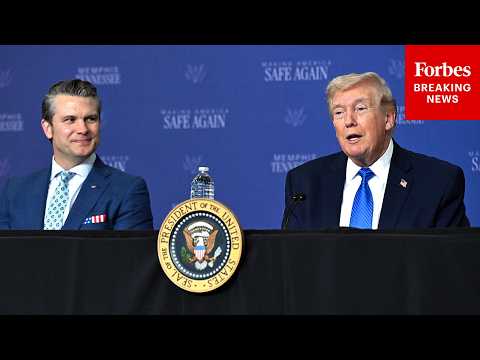 BREAKING NEWS: Trump, Hegseth, Patel, And More Highlight Crime Crackdown In Memphis, Tennessee