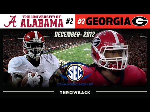 Elite Talent Face Off For National Title Bid! (#2 Alabama vs. #3 Georgia, 2012 SEC Championship)