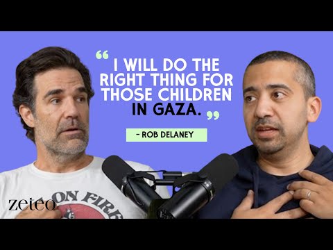Rob Delaney on Gaza, Biden, and Deadpool