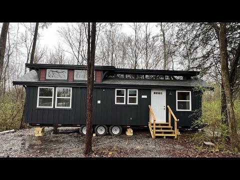 SOLD!!! 10’x34’ Beautiful Birmingham Tiny Home Model on a Forest Lot for $139,900 🇺🇸🏘️😉🤩