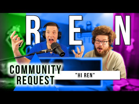 HANDS SHAKY + PALMS SWEATY "Hi Ren" Reaction! #ren