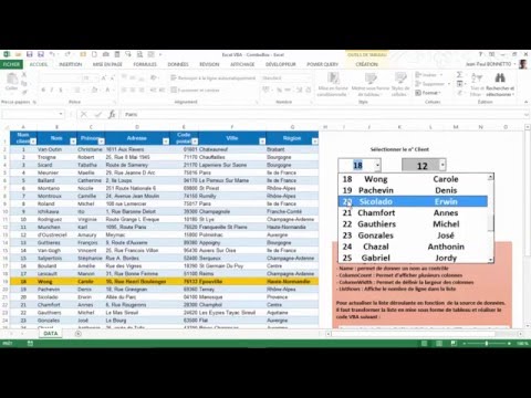Excel VBA  - Comment utiliser le contrôle ActiveX de type ComboBox