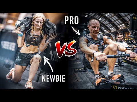 My Wife Tried RACING Me In A BRUTAL Hyrox Fitness Challenge