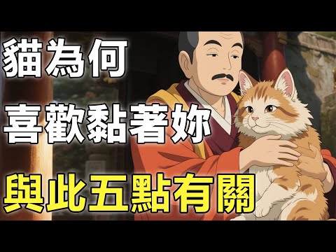 為何貓會一直粘著你？你走到此貓就跟到此，原來是這5個原因！令人淚目【 萌寵|因果|佛學】