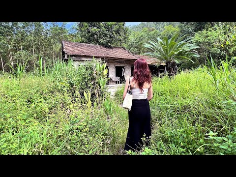 Beautiful Girl BUYS Abandoned OLD HOUSE in the Mountains for $1000 to RENOVATE & Start a New Life