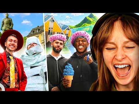 Freya Reacts to SIDEMEN VISIT EUROPE'S WEIRDEST CITIES
