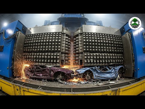 Extreme Dangerous Wood Chipper & Shredder Demolitions: Crushing Everything in Sight! #47