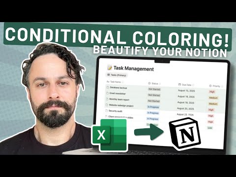 Notion Gets Conditional Coloring - Is This the End of Excel?