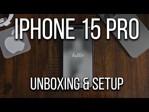 iPhone 15 Pro Unboxing & Setup - Transferring Data to New iPhone