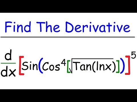 Calculus - Chain Rule - Derivatives
