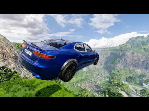 Epic High Speed Car Jumps #352 – BeamNG Drive | CrashBoomPunk