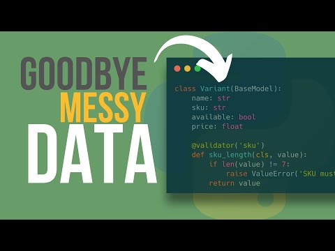 Pydantic is the Python Package I Wish I'd Learned Earlier