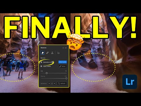 MAJOR LIGHTROOM UPDATE: Generative Remove Is Here! (May 2024)