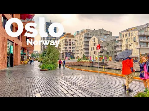Oslo, Norway 🇳🇴- Summer Walk 2022 - 4K/60fps HDR - Walking Tour