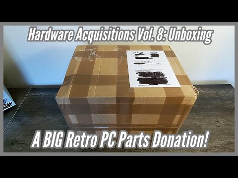 Hardware Acquisitions 8: Unboxing a BIG Retro PC Parts Donation!