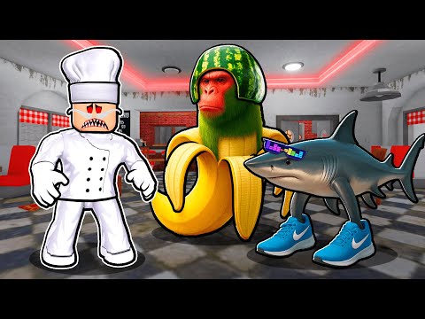 Becoming BRAINROT To Escape Papa Pizza