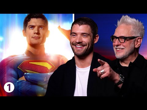 Superman's David Corenswet and James Gunn on being a nerd and getting hung by your underwear