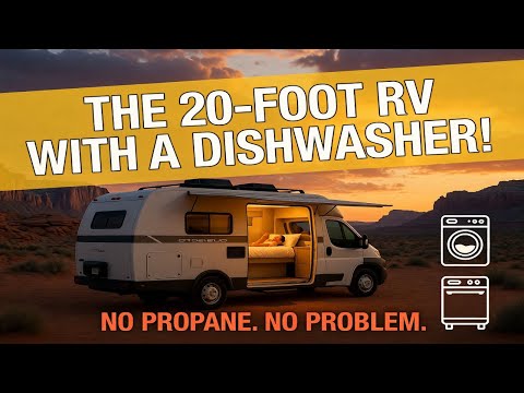 The 20 Foot RV That SHOCKS the Industry Dishwasher, Washer, and NO Propane!